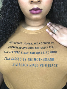 I’m Black Mixed With Black T-shirt